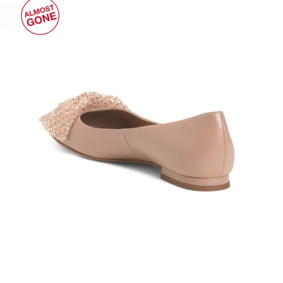 LK BENNETT Trench Made In Spain Leather Christa Flats - Picture 2 of 2